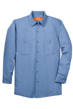 Red Kap - Long Sleeve Industrial Work Shirt Includes
