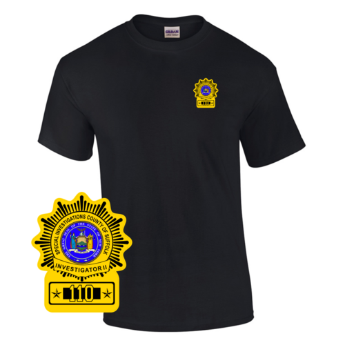 Law Enforcement Badge T-shirt Style 11 Custom Imprinted T-shirt
