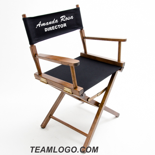 Custom Imprinted Table Height 18 Inch Gold Medal Directors Chair