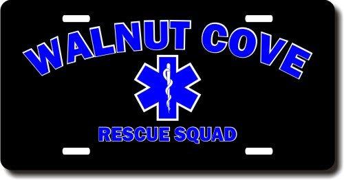 Personalized Star of Life License Plate for Bicycles, Kid's Bikes, Carts, Cars or Trucks