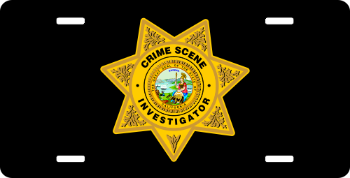 Custom Law Enforcement License Plate PLP016