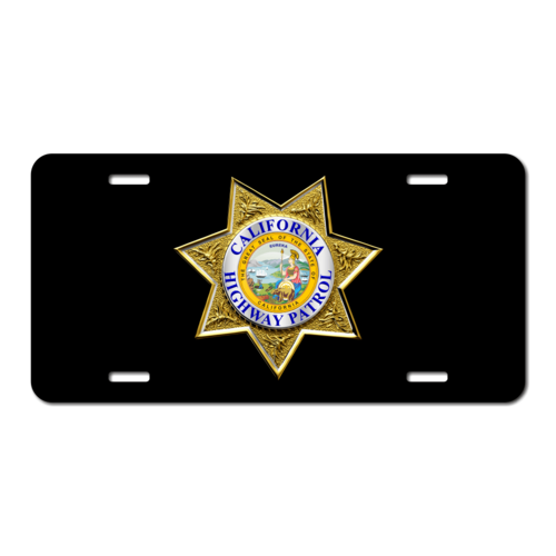 Custom 7 Point Law Enforcement License Plate