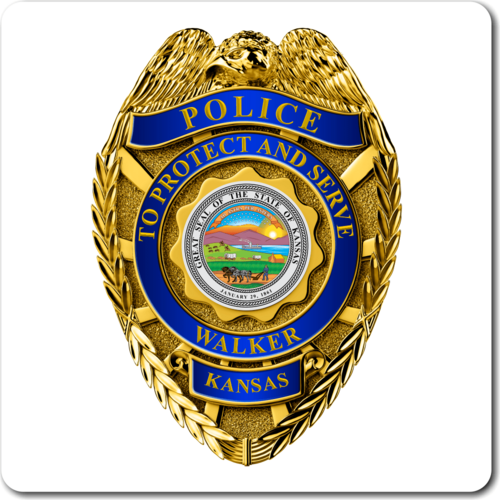 Custom Police Badge Vinyl Decal 