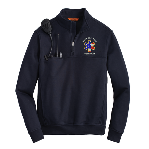 Cornerstone 1/2 zip  Work Shirt With Custom Embroidered Logo