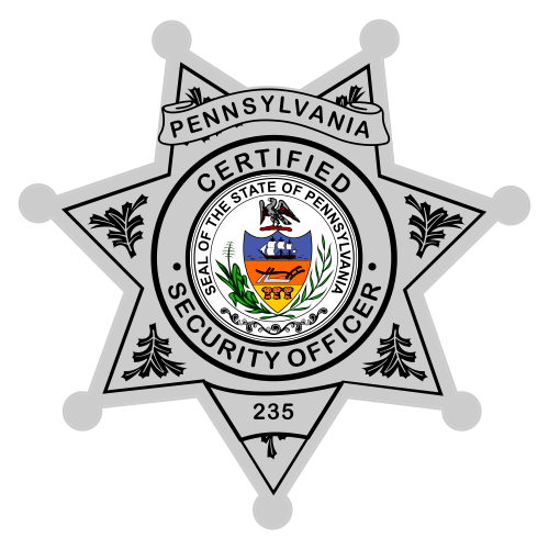 Custom Reflective Sheriff  Police 7 Point Badge Decal