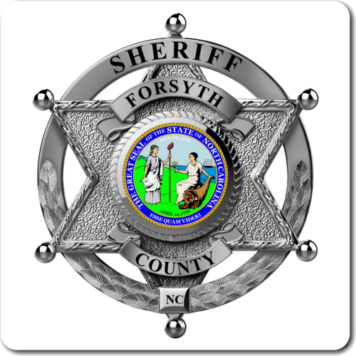 Custom Reflective Sheriff 6 Point Star Badge Decal